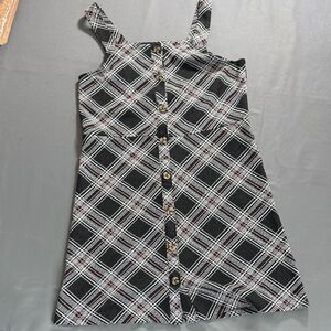 SO Plaid Button-Down Dress Size XL